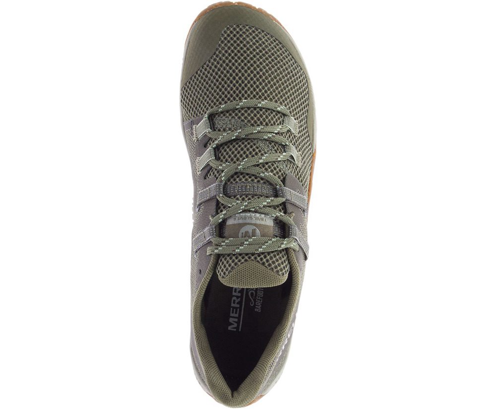 Merrell Sneakers Olive - Trail Glove 6 - Womens 02CJNISBU